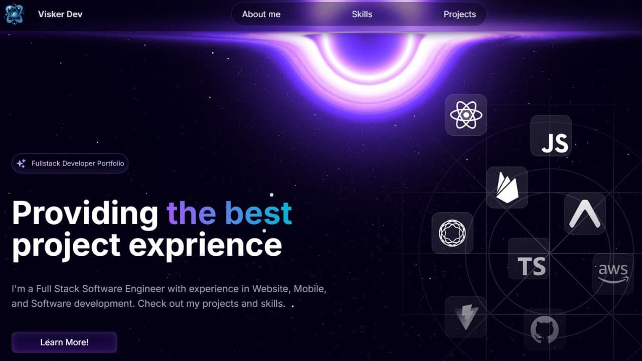 Portfolio Template proje kapağı